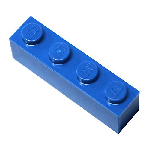 Piezas Y Piezas De Lego: Ladrillo Azul (azul Brillante) 1x4