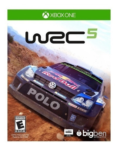 Jogo Novo Midia Fisica Wrc 5 Lacrado Para Xbox One Microsoft