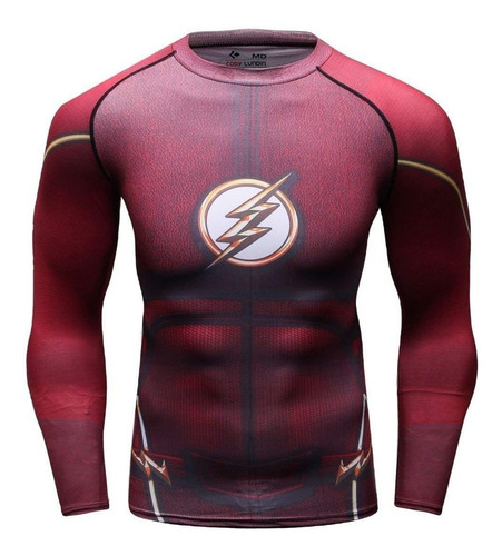 Camisa Flash Barry Allen La Serie Cody Lundin Compresión