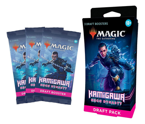 Magic The Gathering Kamigawa: Neon Dynasty 3-booster Draft P