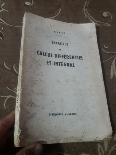 Libro Ejercicios De Cálculo Integral Y Diferencial Francés