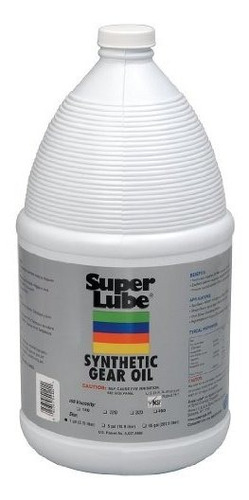 Botella Super Lube Synthetic Gear Oil Iso 220 1 Gal. - Lote 