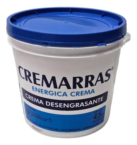 Crema Limpiamanos Cremarras Balde 4.5 Kg  Saavedra 