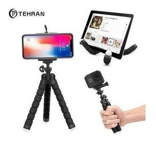 Mini Tripé De Mesa + Suporte Para Celular Kit Youtubers