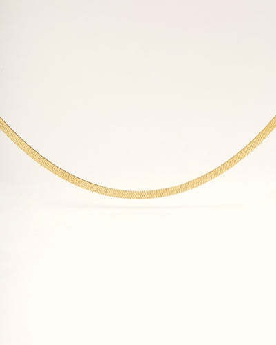 Collar Oro Mujer Para Regalo Cinta 40cm - Cantarina Joyas