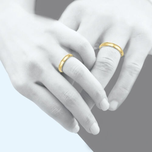Imagen 3 de 3 de Cyber Off! Anillo Oro 18k Compromiso Boda Argolla