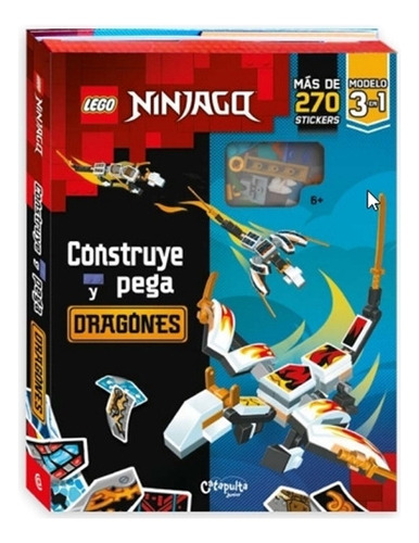 Construye Y Pega Ninjago - Lego, De Lego. Editorial Catapulta, Tapa Blanda En Español, 2023