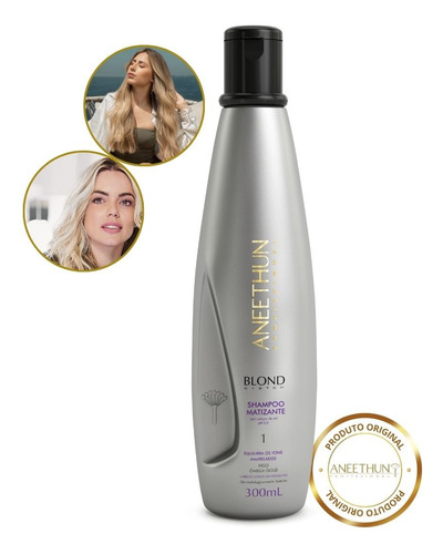 Shampoo Matizante Linha Grisalhos E Loiros Blond Aneethun