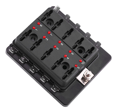 Kit De Advertencia Led Holder 10 Vías Circuit Blade Block Pa