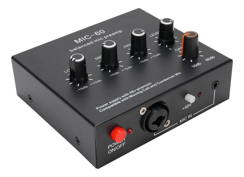 Preamplificador De Micrófono, Amplificador De Ganancia De Mi