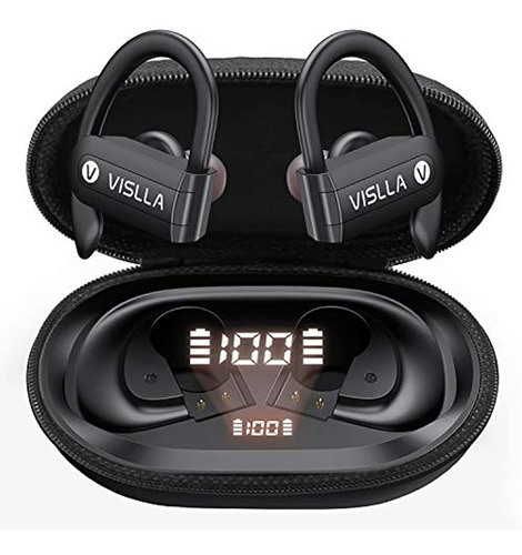 Vislla Auriculares Bluetooth Auriculares Deportivos Inalamb