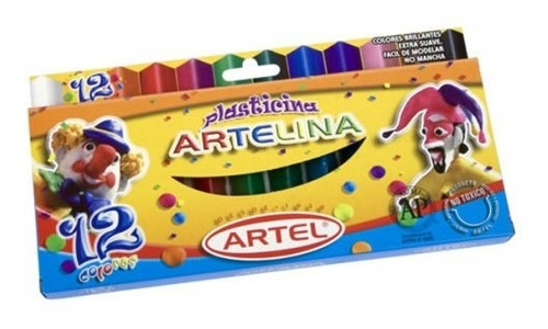 Plasticina Artel Artelina 12 Colores