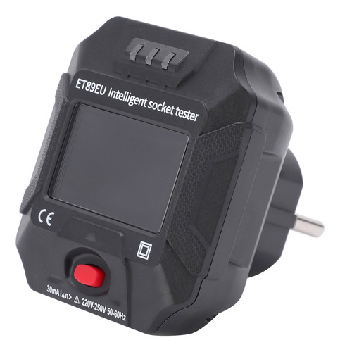 Detector De Enchufe Et89eu, Probador Inteligente, Pantalla L