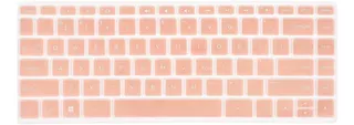 Funda De Teclado Para Hp Pavilion X360 14 | Silicona / Rosa