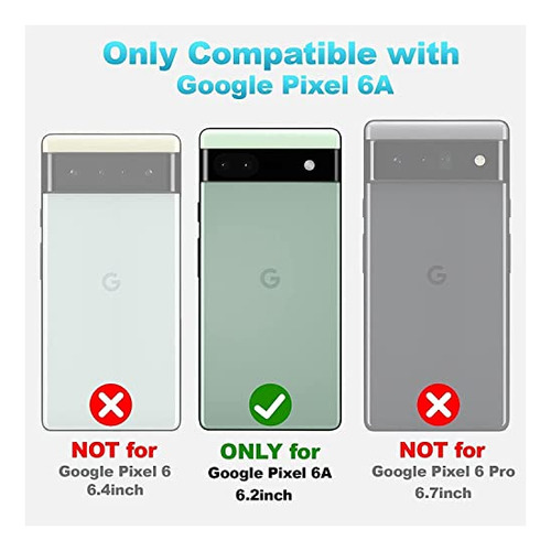 Funda Leyi Pixel 6a, Funda Para Teléfono Pixel 6a [versión 2