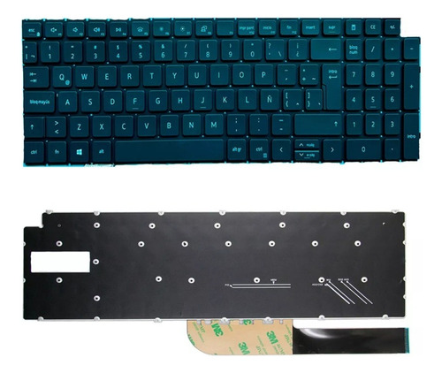 Teclado Dell Inspiron 3511 3515 5510 Latitude 3520 3530 3540