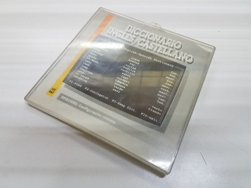 Diskette 5.25 Soft Diccionario Ingles - Castellano - Ms-dos