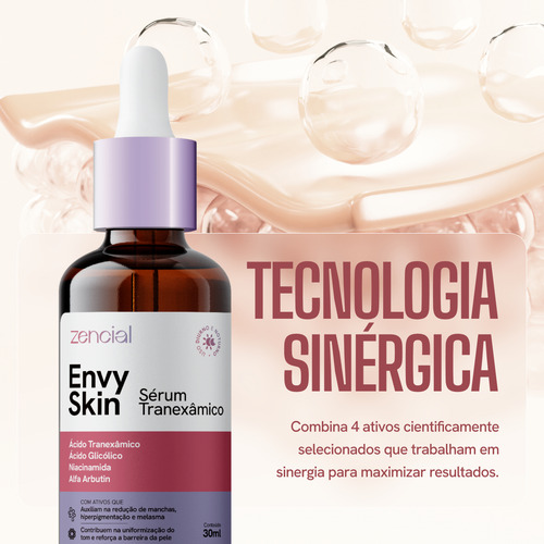 Sérum Facial Melasma E Acne Com Ácido Tranexâmico Acneica Noite