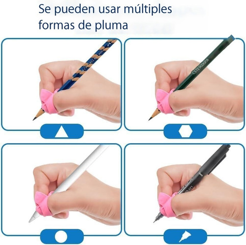 8 Piezas De Agarres De Lápiz Para Escritura A Mano