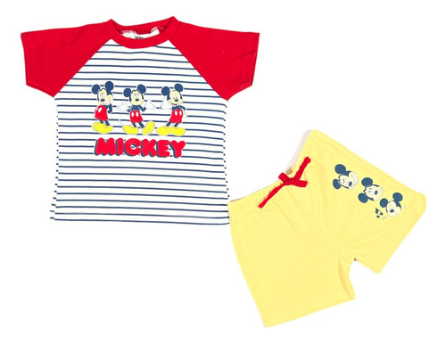 Conjunto Short Y Playera Mickey Mouse Disney 3