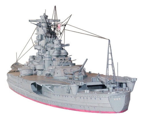 1 Pieza 3d 1/250 Segunda Guerra Mundial Japonés Yamato Barco