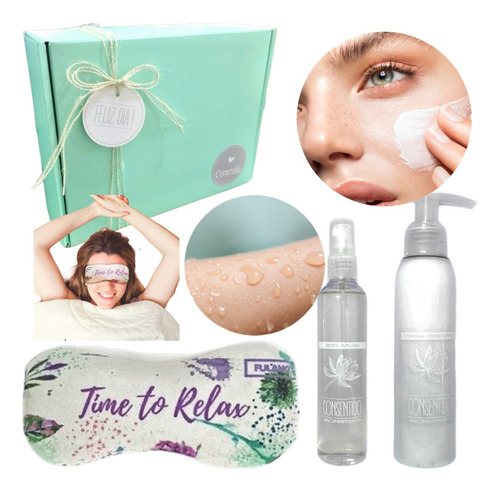 Set Caja Mujer Kit Regalo Box Zen Jazmín Spa Relax Aroma N90