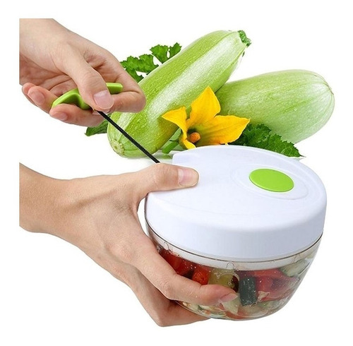 Triturador Processador Manual Legumes Temperos Carne Frango