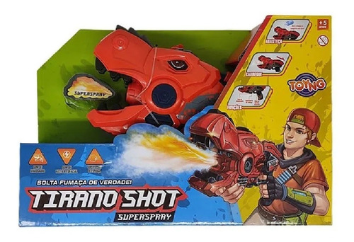 Lançador De Vapor Com Som Luz Tirano Shot Dinossauro 43526