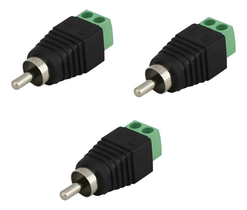 Conector Rca Macho Con Tornillo Terminal Tipo Borne