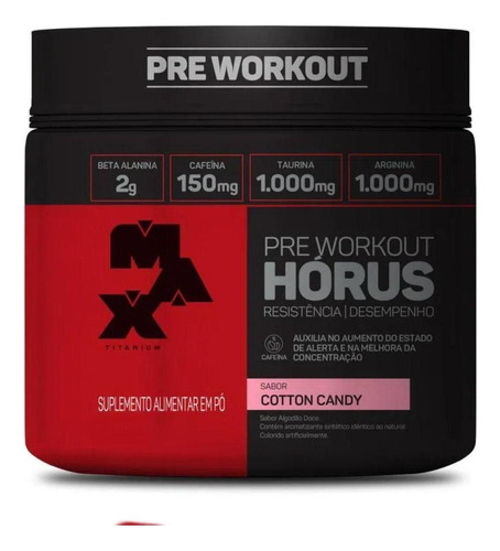 Hórus 300g Max Titanium Sabor Cotton candy