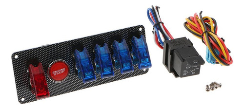 Racing Car 12v Interruptor De Encendido Panel De Palanca De