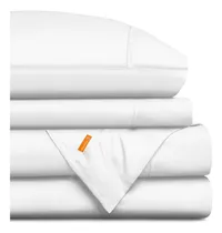 Comprar Dreamlab Juego De Sábanas Premier 1800 Collection. Sábanas De Microfibra De Lujo De Doble Cepillado (Blanco, Queen)