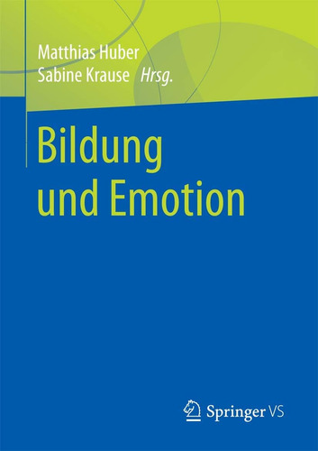 Libro: Bildung Und Emotion (german Edition)