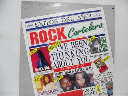 Varios  Rock Cartelera / Éxitos Del Año 1992 / Lp. Vinilo
