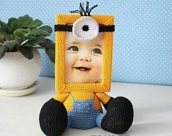 5 Patrones Porta Retratos Crochet Amigurumis Esp.ingl.x 5