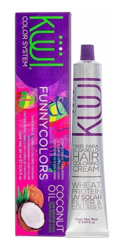 Tinte Kuul Funny Colors Plata 90ml - mL a $189