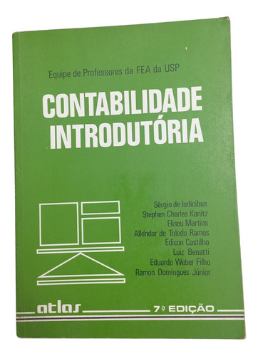 Livro De Contabilidade Introdutória, Vários Autores, Ed.: 7a Ano 1986 (Usado)