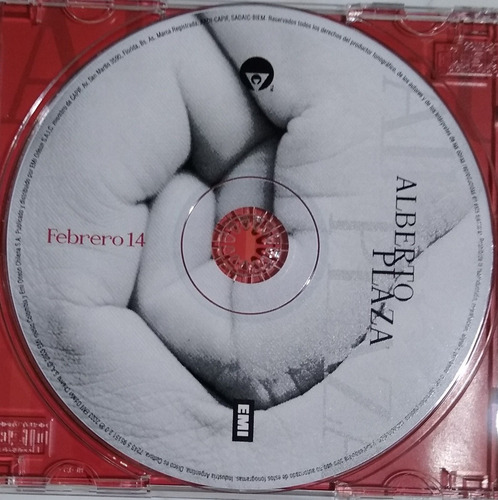 Alberto Plaza - Cd Nuevo Del Cantautorchileno- Febrero 14