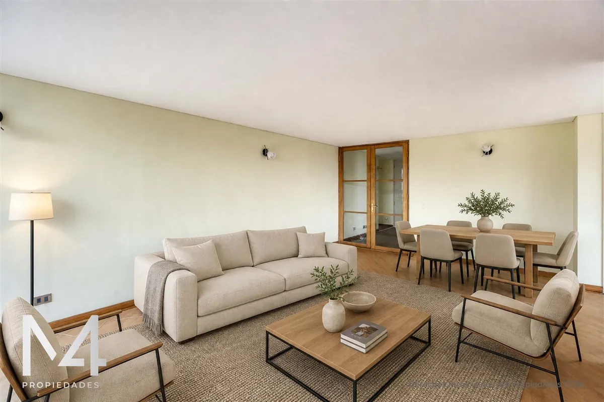 Imagen 3 de 21 de Departamento En Arriendo De 3 Mas Servicio. En Providencia