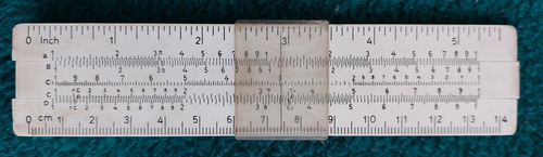 Regla De Calculo Linex No. 1253 De Dinamarca (Usado)