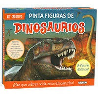 Kit Creativo Pinta Figuras De Dinosaurios - Aa.vv