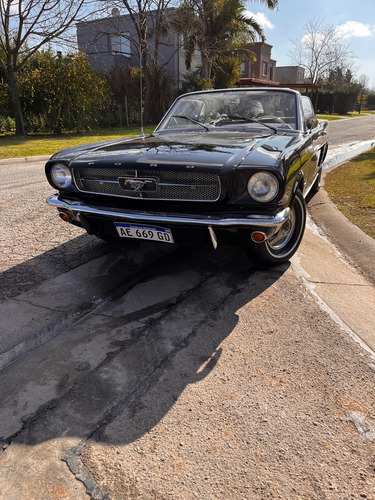 Ford Mustang Descapotable Negro Y Blanco 1965
