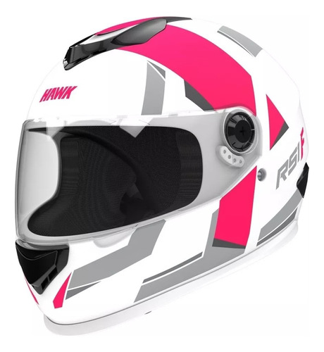 Casco Para Moto Integral Hawk Rs1 F Fucsia 