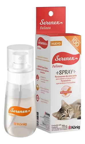 Serenex Spray Felino 25 Ml Vet Juncal