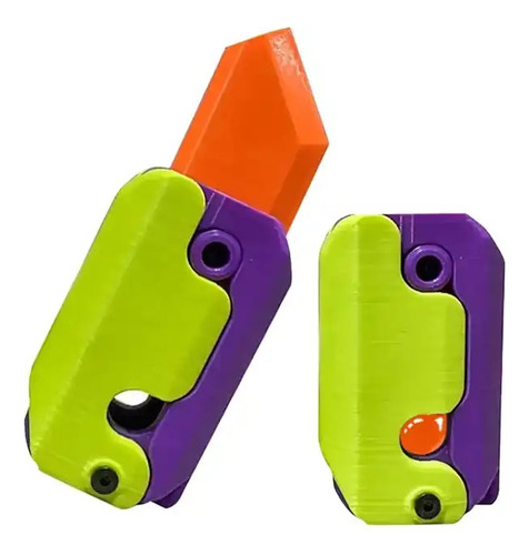 2cuchillos Plástico 3d Fidget Juguete Para Aliviar El Estrés