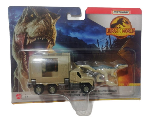 Jurassic World Camión De Transporte De Baryonyx Blindado 