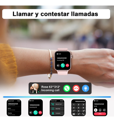Reloj Smartwatch Inteligente Bluetooth Llamada Asistente Voz