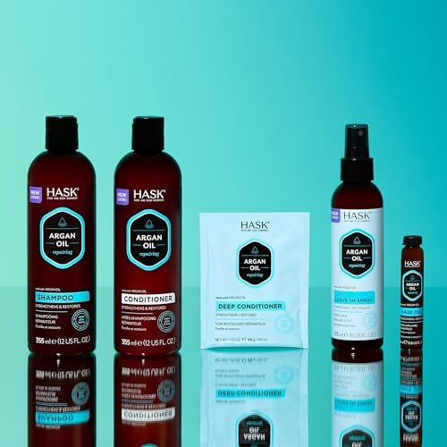 Shampoo Reparador De Óleo De Argan Hask E Condicionador Para