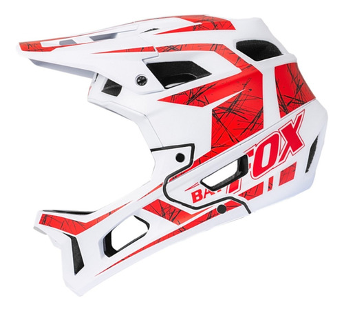 Capacete Fechado Full Face Bike Dh Ciclismo Bat Fox