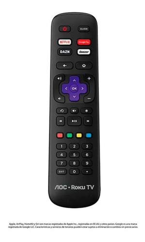 Imagen 5 de 5 de Televisor Aoc 32' Led Smart Tv Hd Roku 32s5195